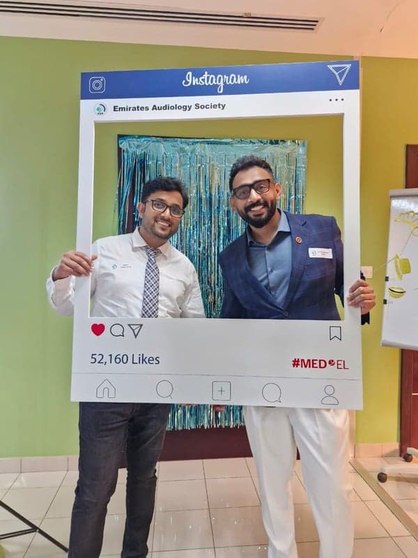 EAS members at a society event in the UAE